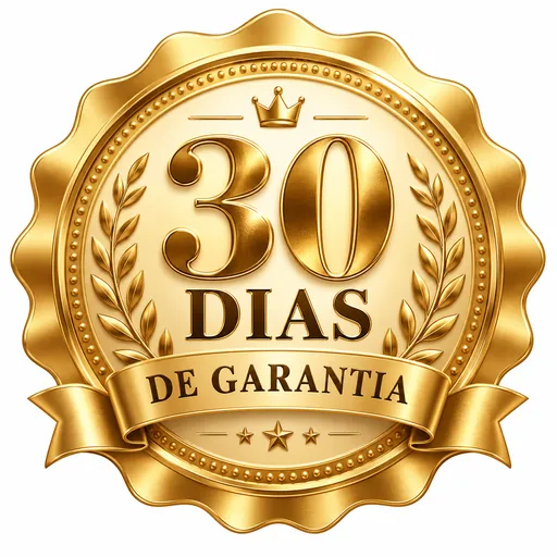 Selo dourado de 30 dias de garantia