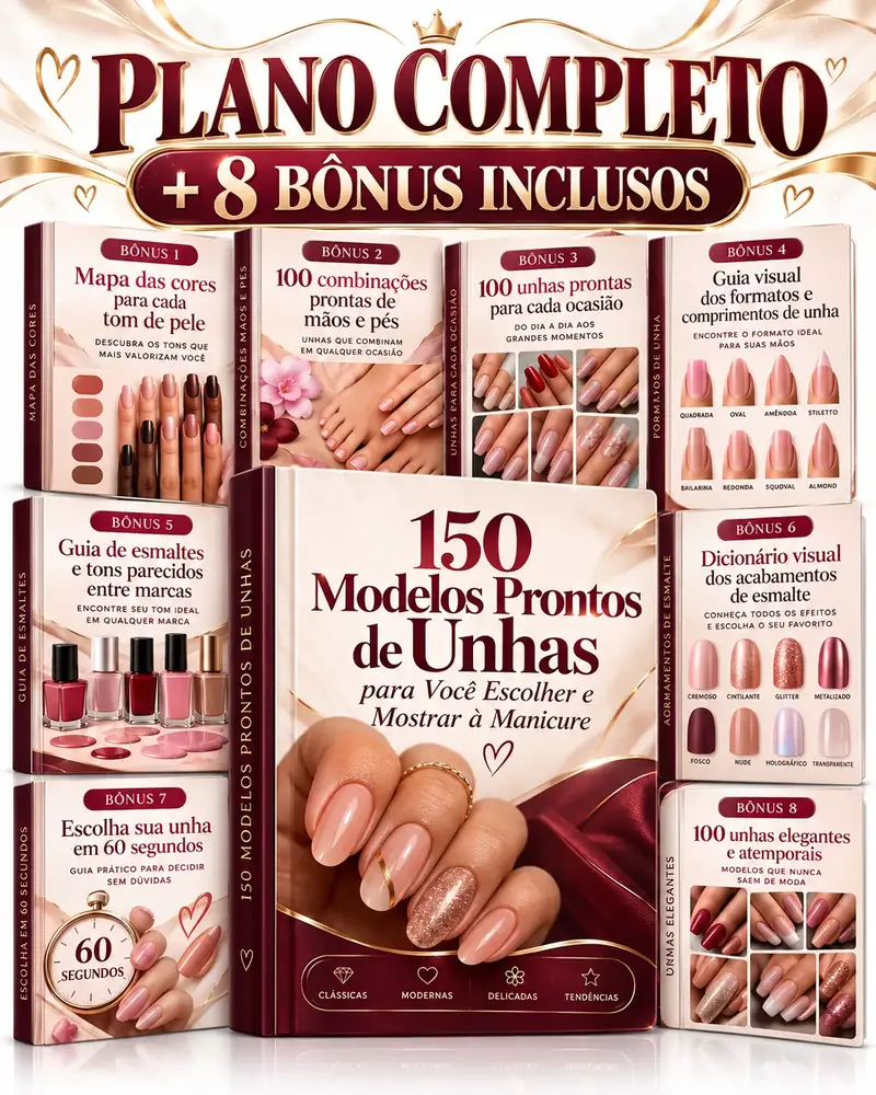 Mockup do Plano Completo com o catálogo principal e os 8 bônus